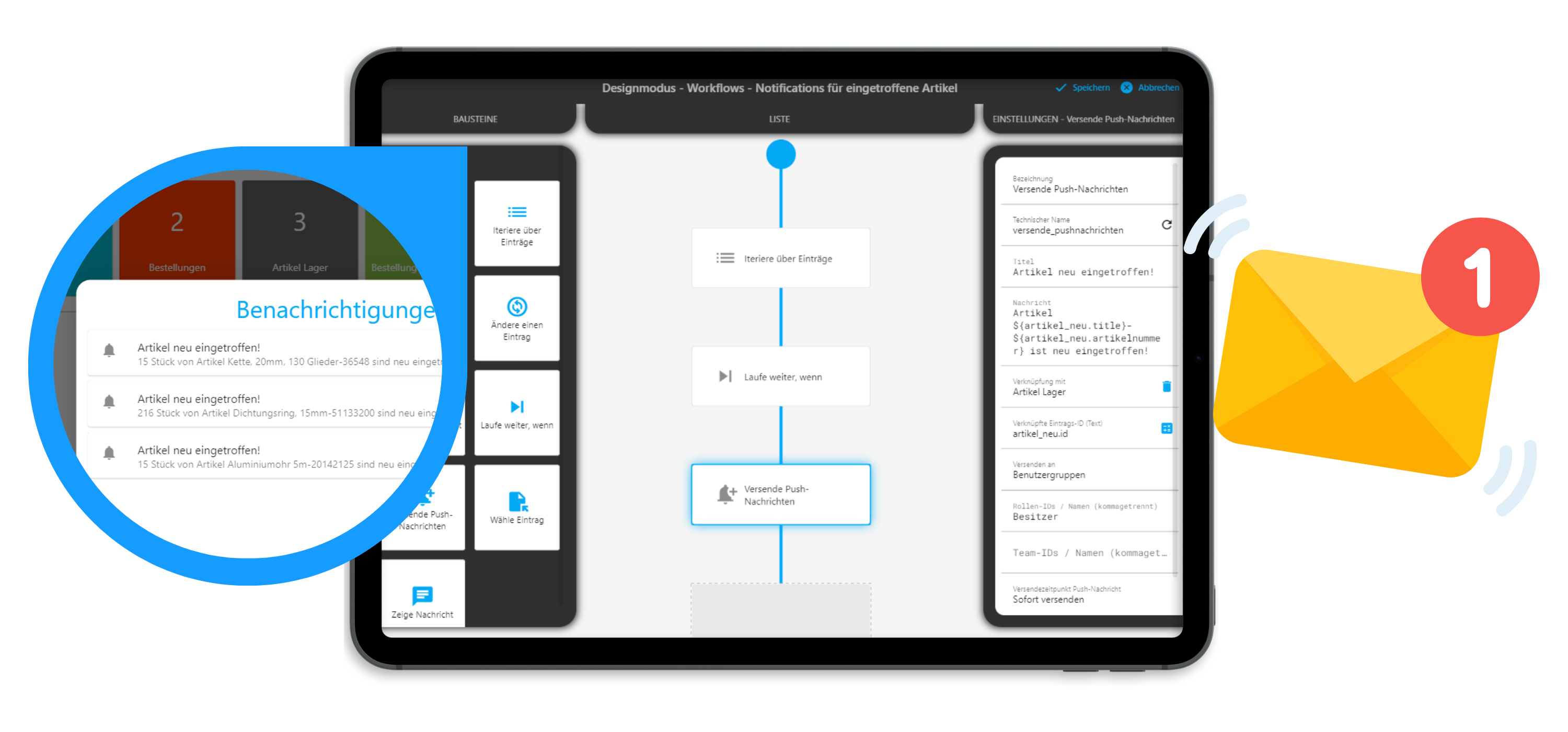 release notification step